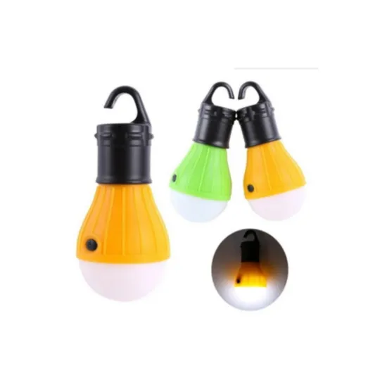 Lámpara de linterna de pesca con bombilla LED para tienda de campaña colgante al aire libre
