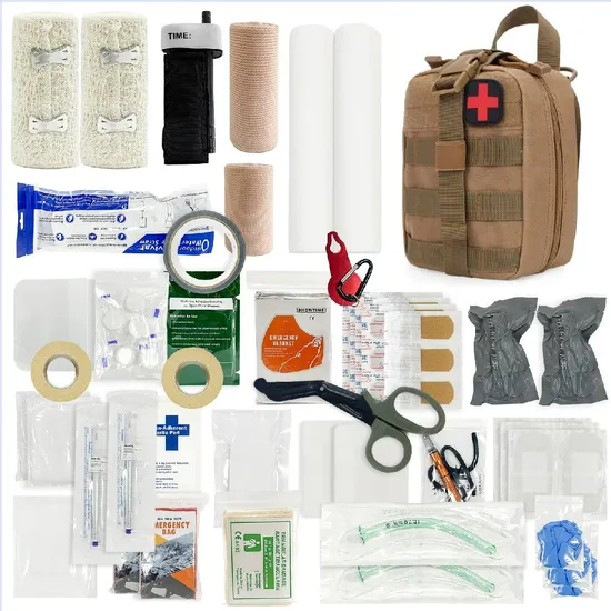 Kit de supervivencia de emergencia, bolsa táctica EMT, botiquín de primeros auxilios, herramienta de supervivencia médica